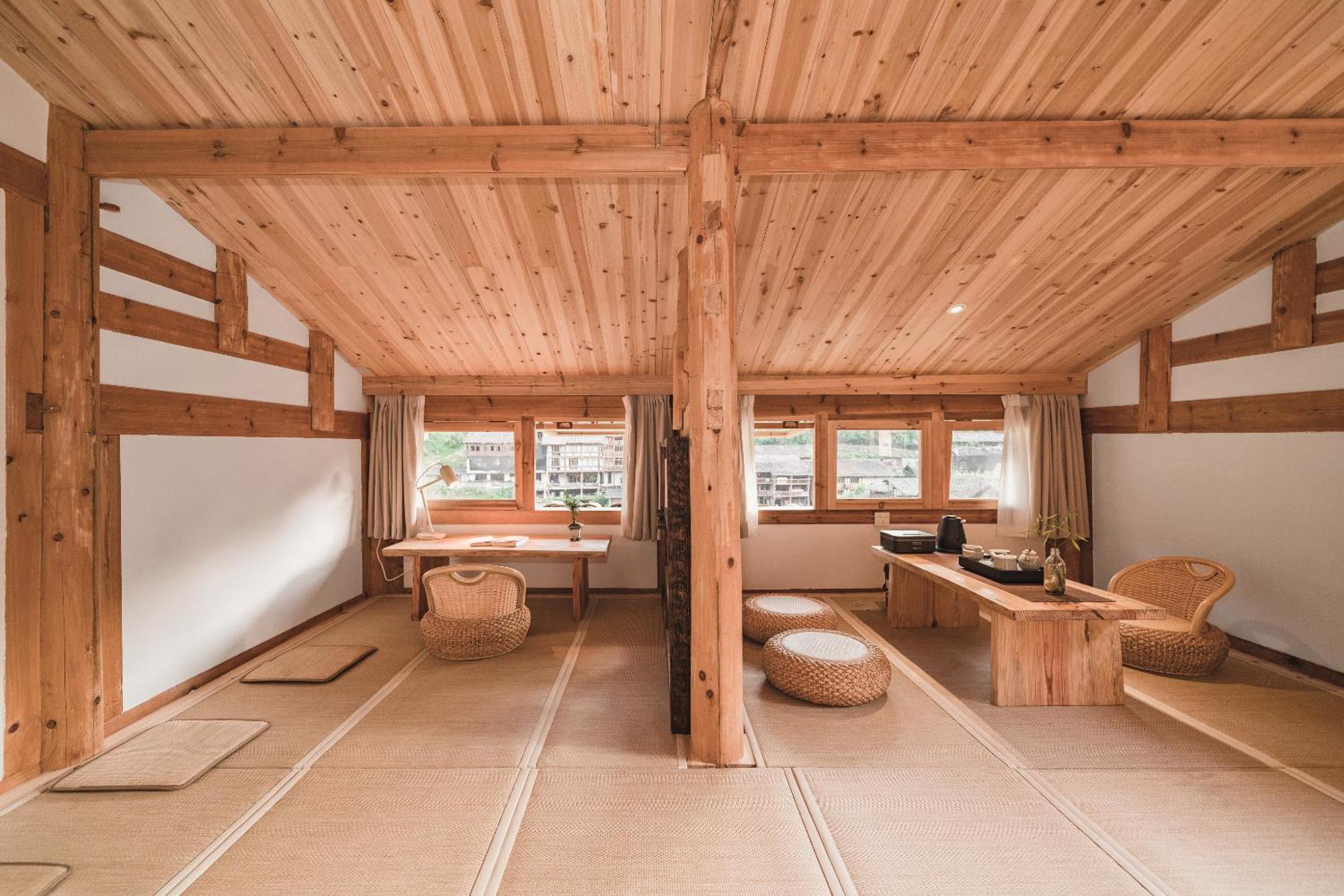 肇兴溪舍山堂 Creekside Inn Liping Exteriör bild