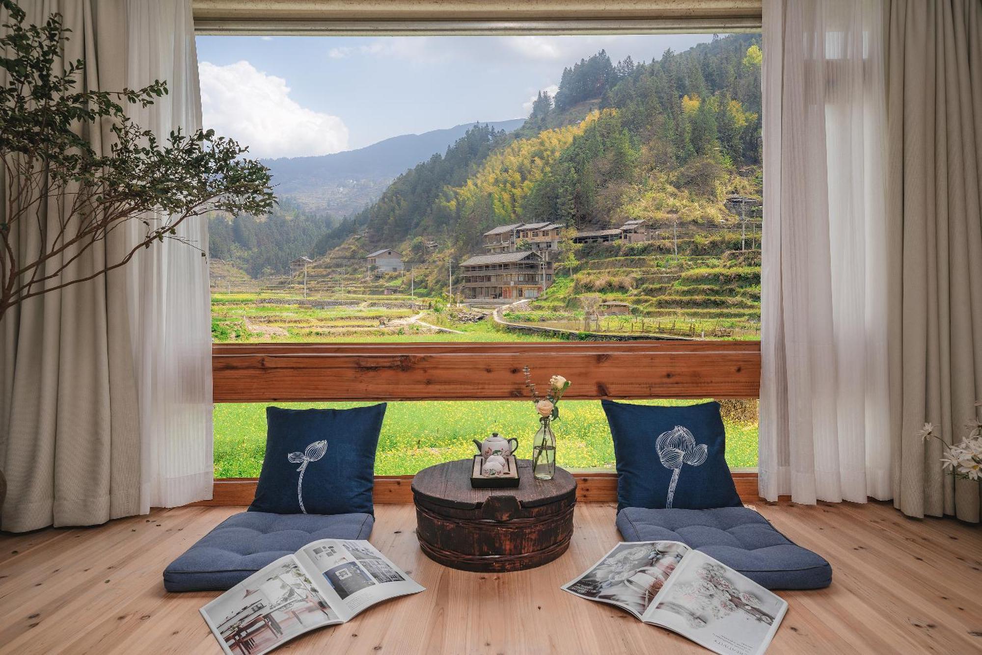 肇兴溪舍山堂 Creekside Inn Liping Exteriör bild