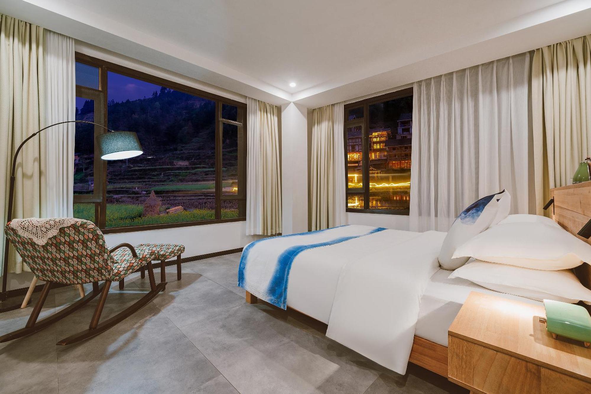 肇兴溪舍山堂 Creekside Inn Liping Exteriör bild
