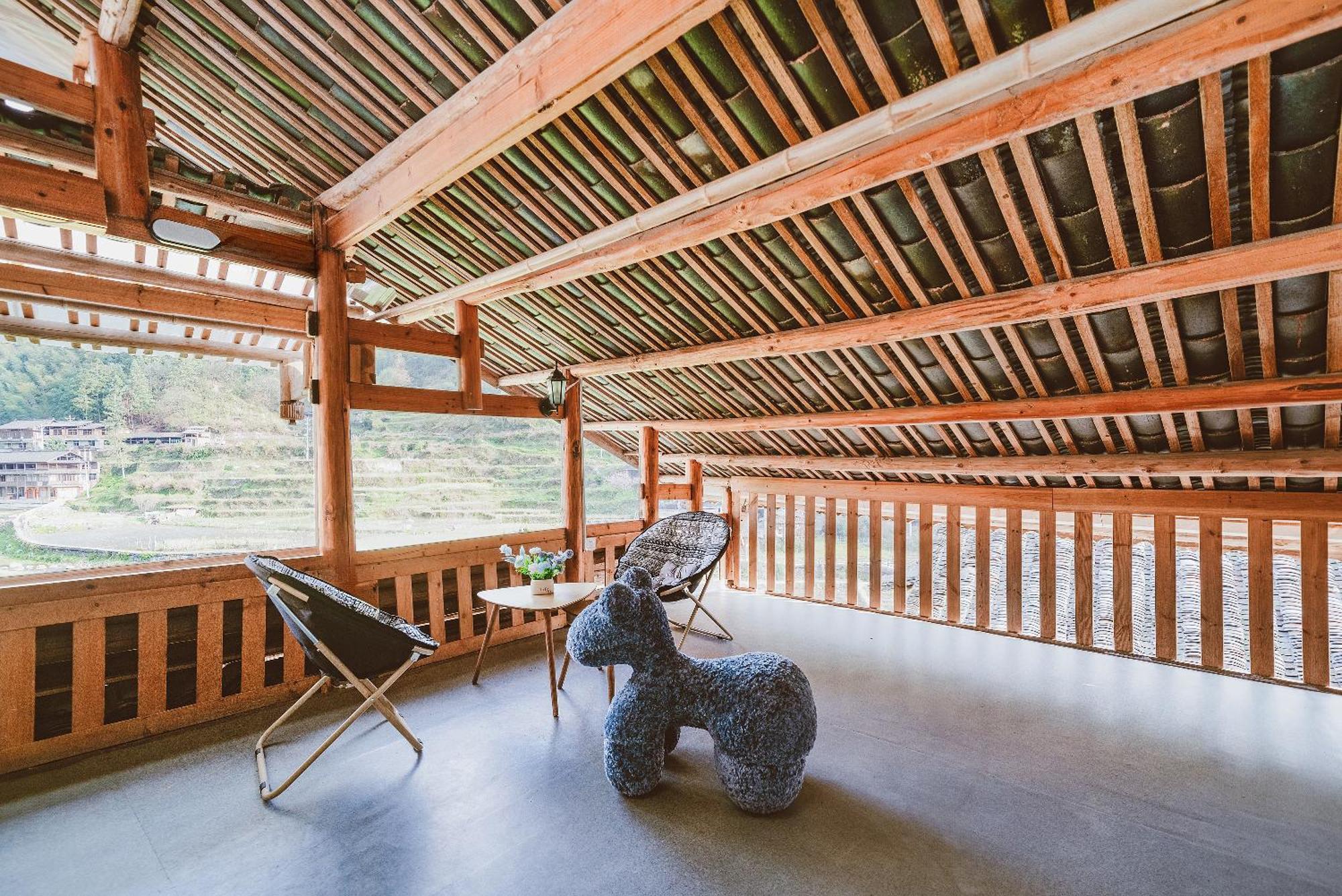 肇兴溪舍山堂 Creekside Inn Liping Exteriör bild